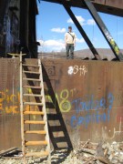 Garrett on Deck. Photo by author.