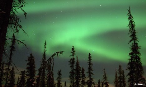 aurora 21 Feb from cabin