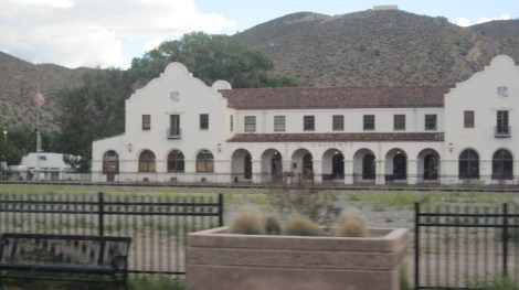 Old train station somewhere in Southern Utah. I don't remember exactly.