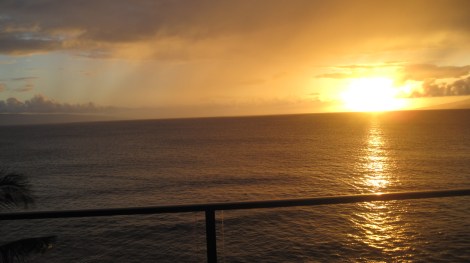 Sunset on Maui, Hawaiian Islands Photo by author